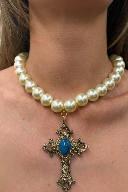 SOLD OUT - Blue Cross Pearl